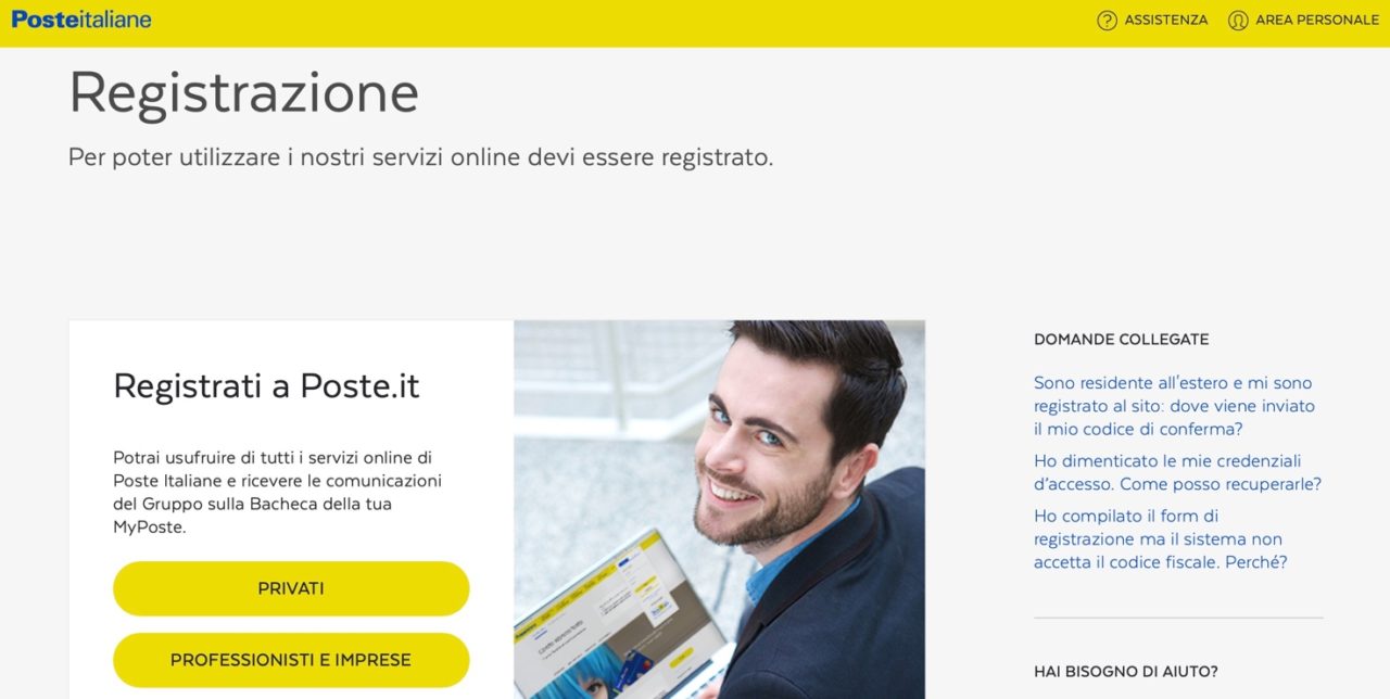 Poste online come registrarsi, accedere a BancoPosta e ottenere