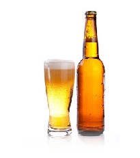 A glass of orange juice Description generated with high confidence