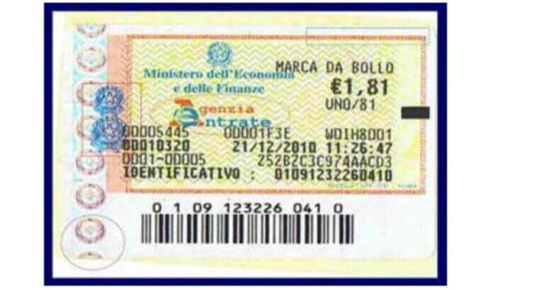 marca da bollo; imposta di bollo