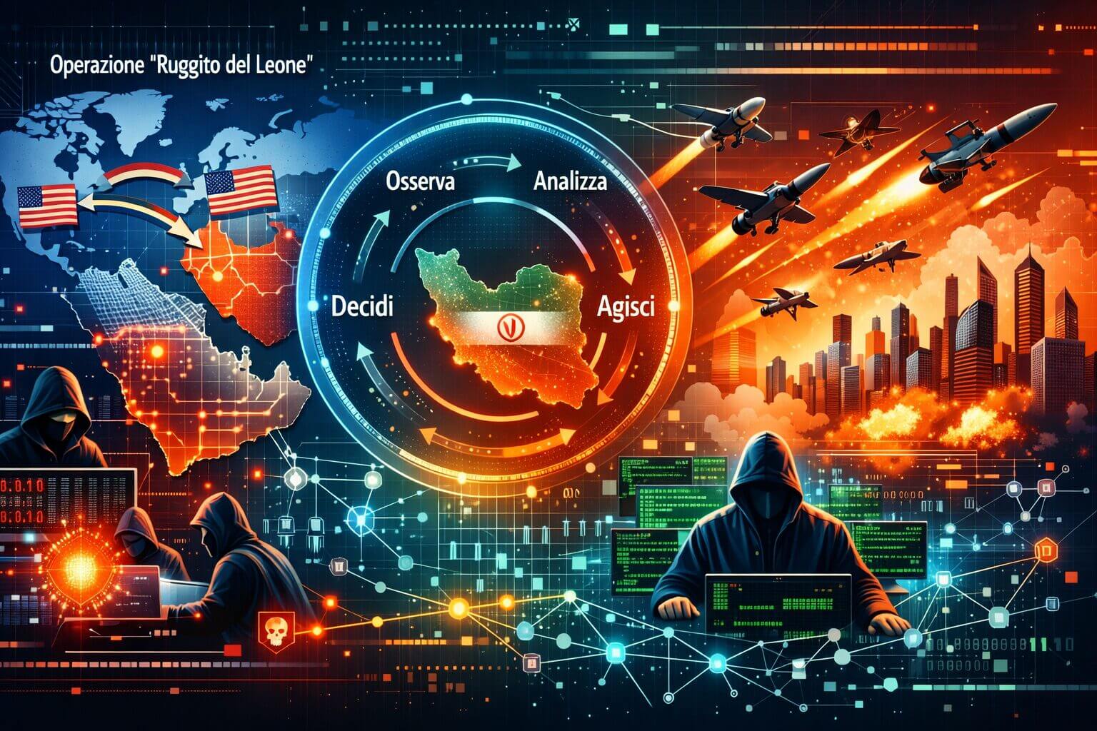 Iran Usa droni cyber
