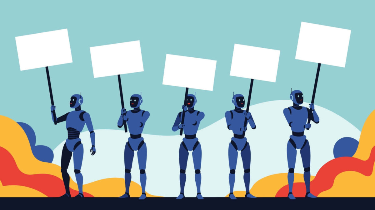 società AI simulate; neofuturismo tecnologico
