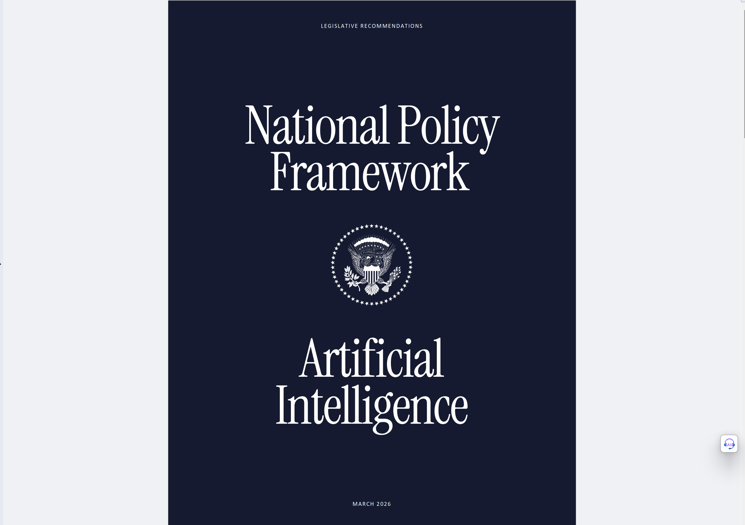 AI, gli USA cercano regole: il testo di Trump e di Blackburn al confronto