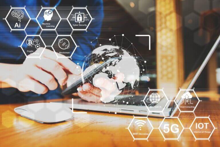 5g,Technology,Diagram,Of,Ai,,Machine,Learning,,Cyber,Security,,Crypto