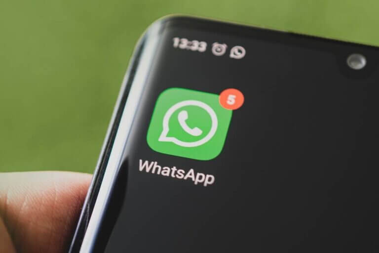 Icon,Of,The,Whatsapp,,App,On,The,Screen,Of,A