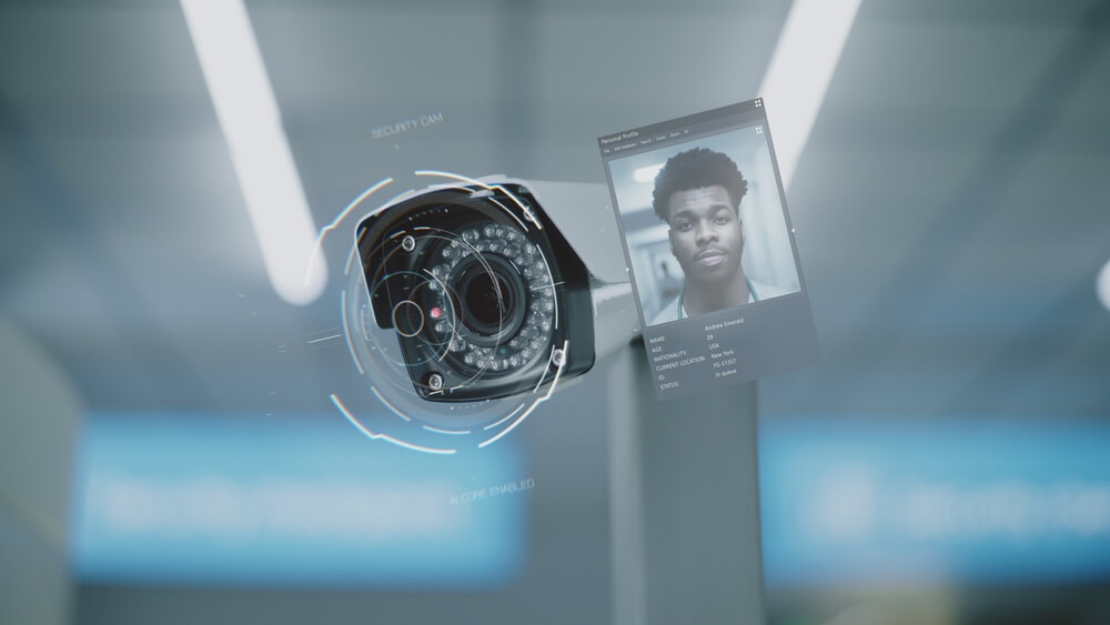 Advanced,Airport,Security:,Close,Up,Of,Security,Camera,With,Automatic