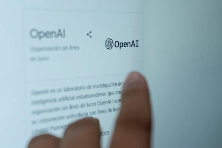 Finger,Pointing,Openai,Logo,Result,On,A,Web,Search,On