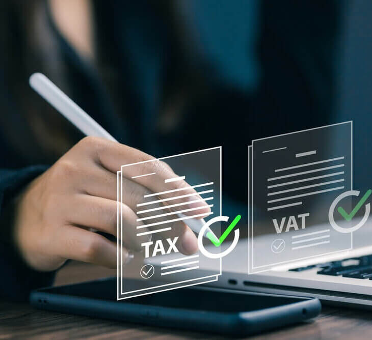 Tax,And,Vat,Compliance,Concept,With,Digital,Documents,And,Checklist