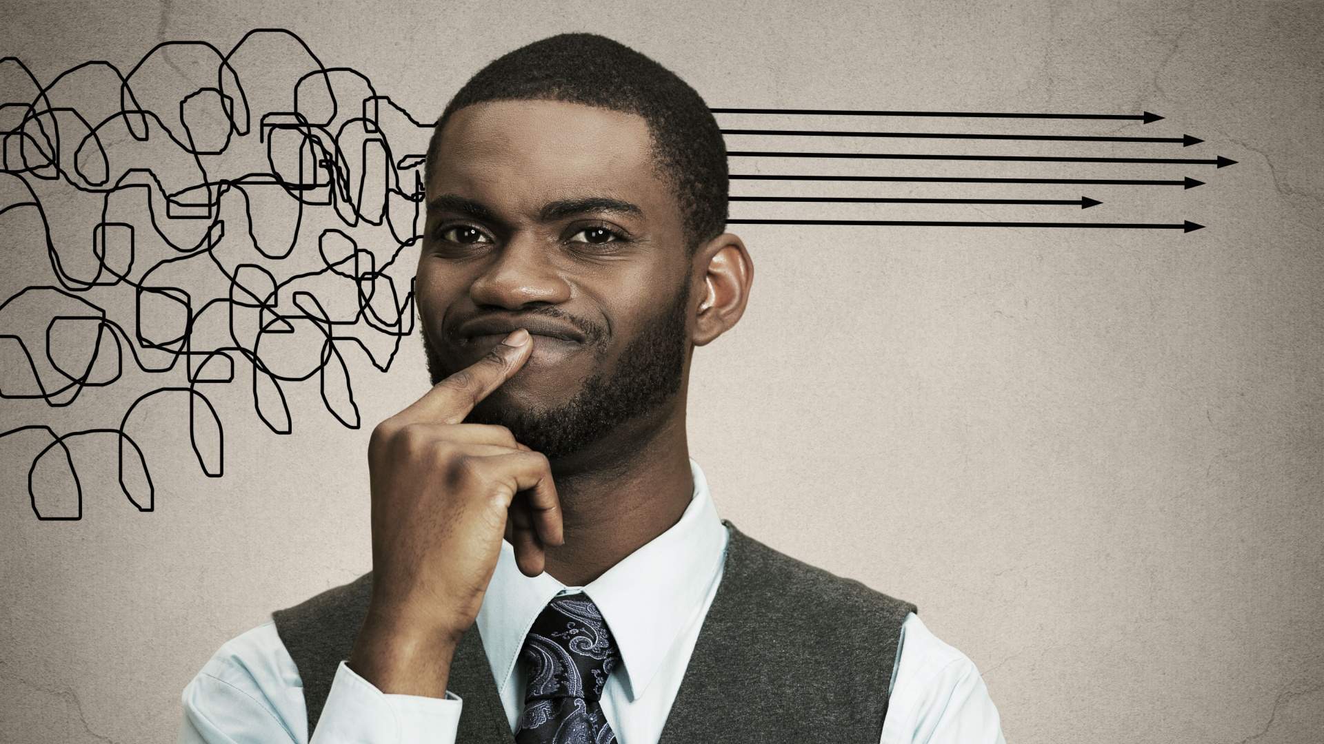 Change management tra intelligenza emotiva: persona che filtra il caos trasformandolo in ordine