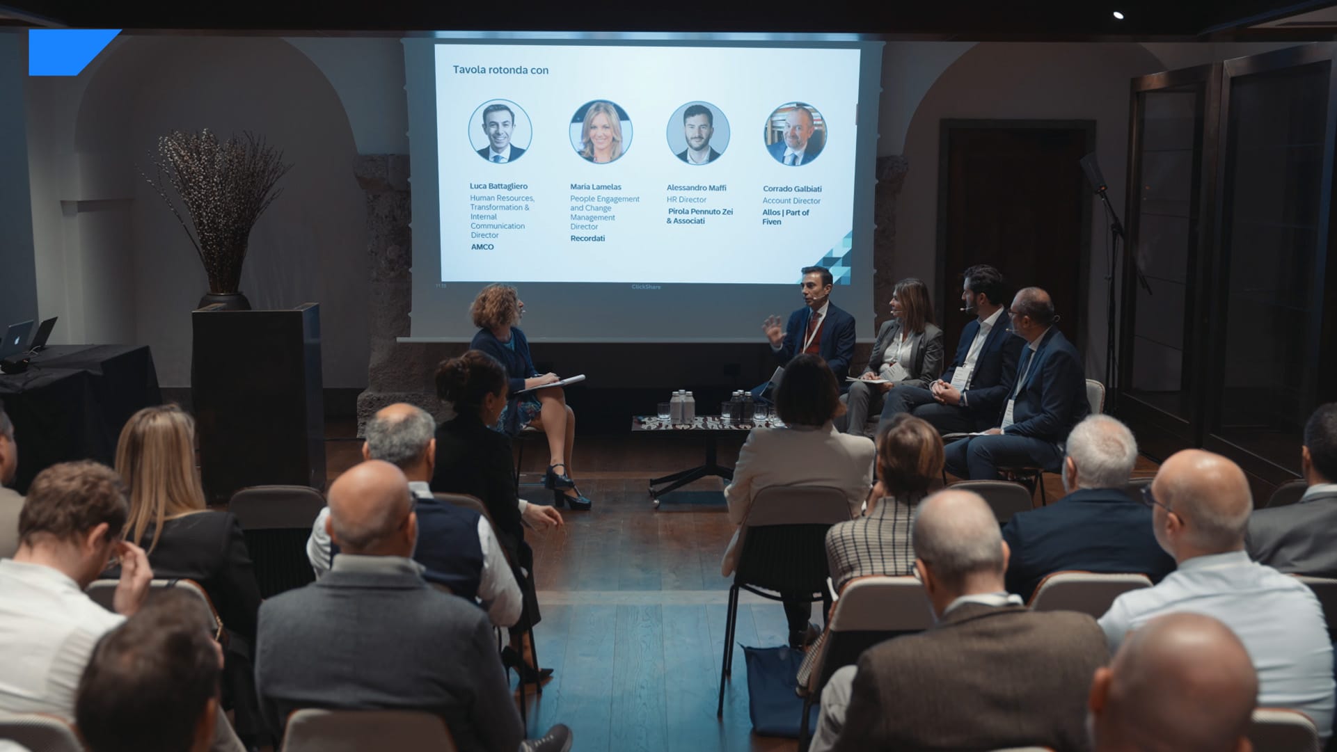 AI ed HR: screenshot del video dell'evento "From human to AI and backwards"