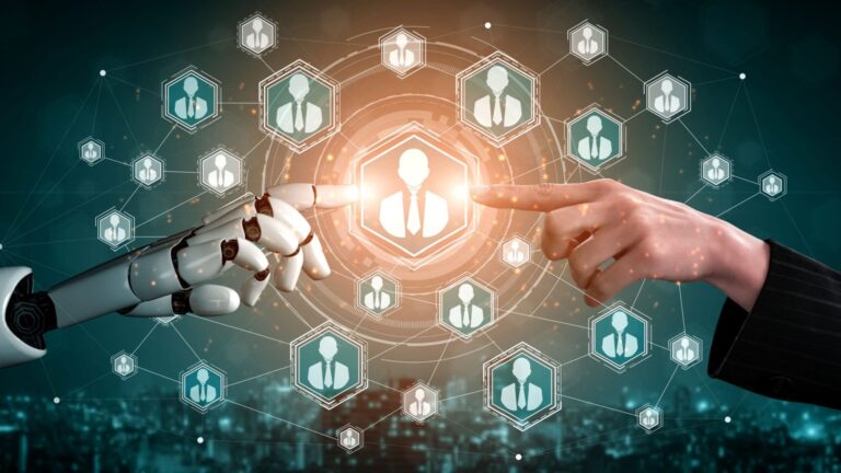HR e AI concept
