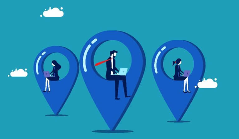 Immagine spatial work lavoro ai