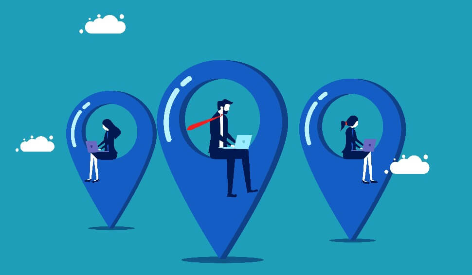 Immagine spatial work lavoro ai