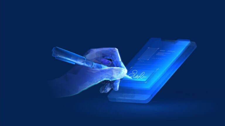 firma elettronica e firma digitale, concept