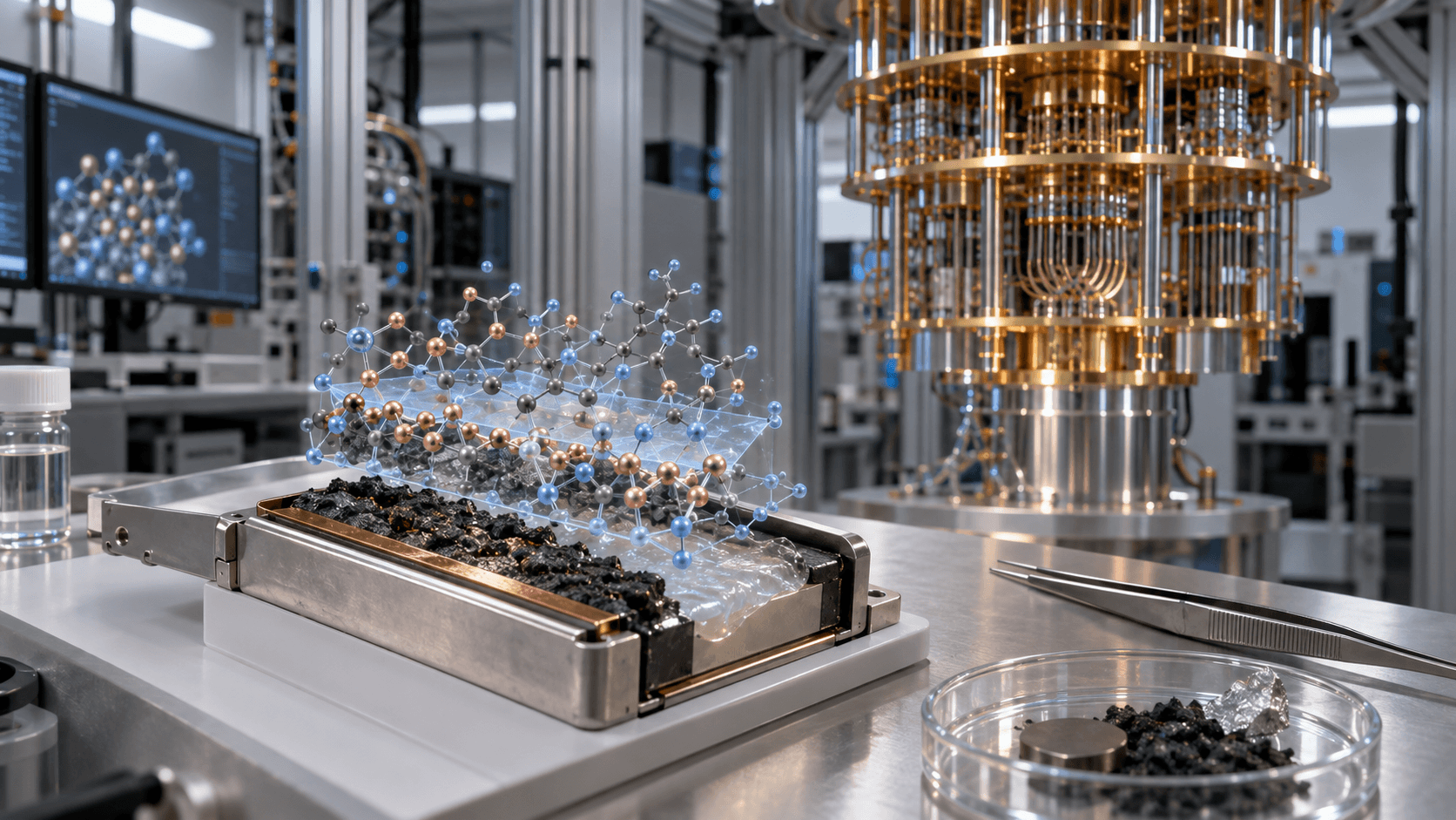 Copertina: Il quantum accelera la ricerca sui materiali: l’Europa saprà sfruttarlo?