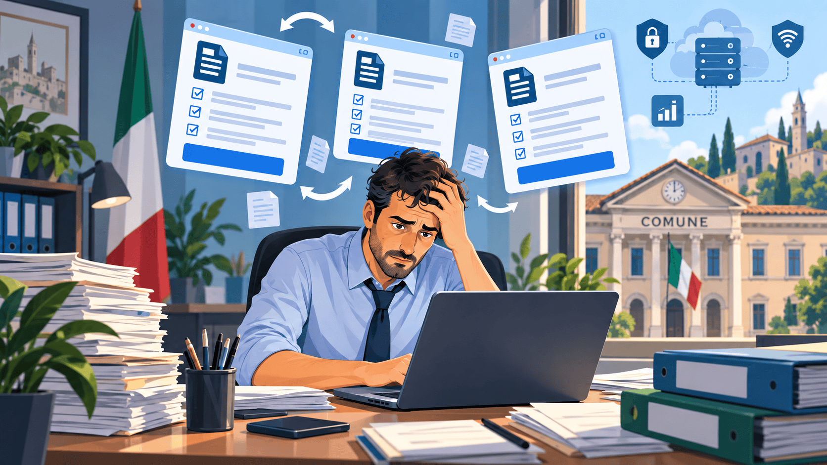 Comuni sommersi dai questionari: così la PA tradisce il principio once-only