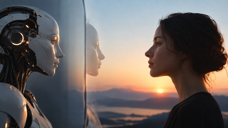 Incontro tra uomo e intelligenza artificiale