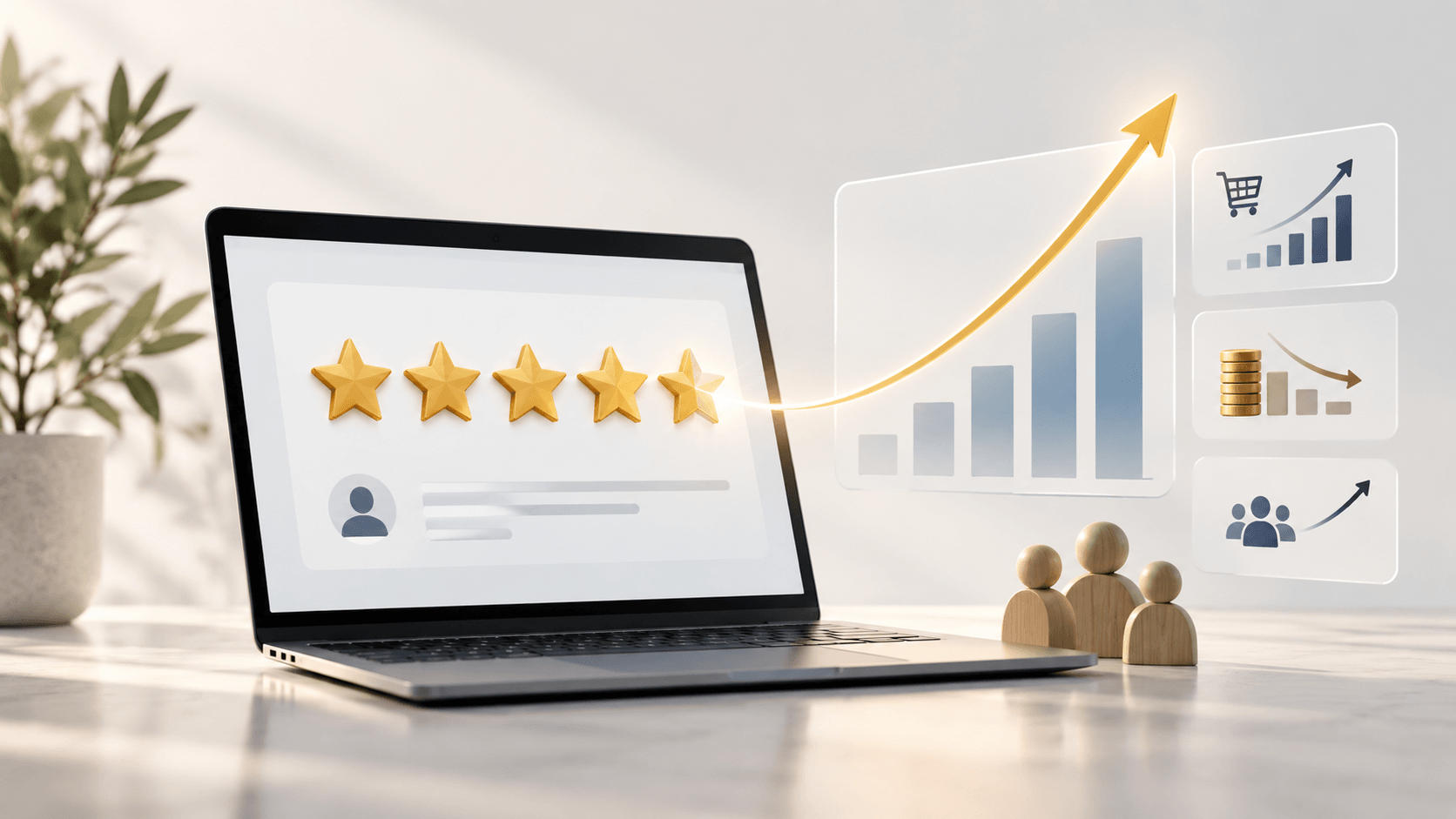 Recensioni online, crescita aziendale