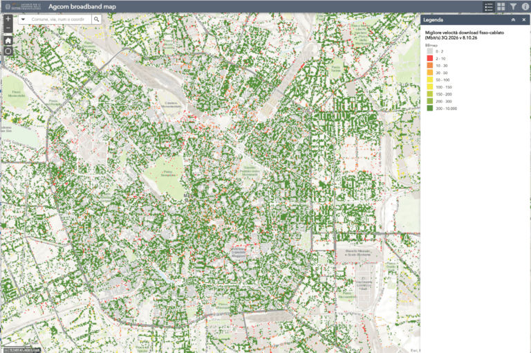 broadband map agcom