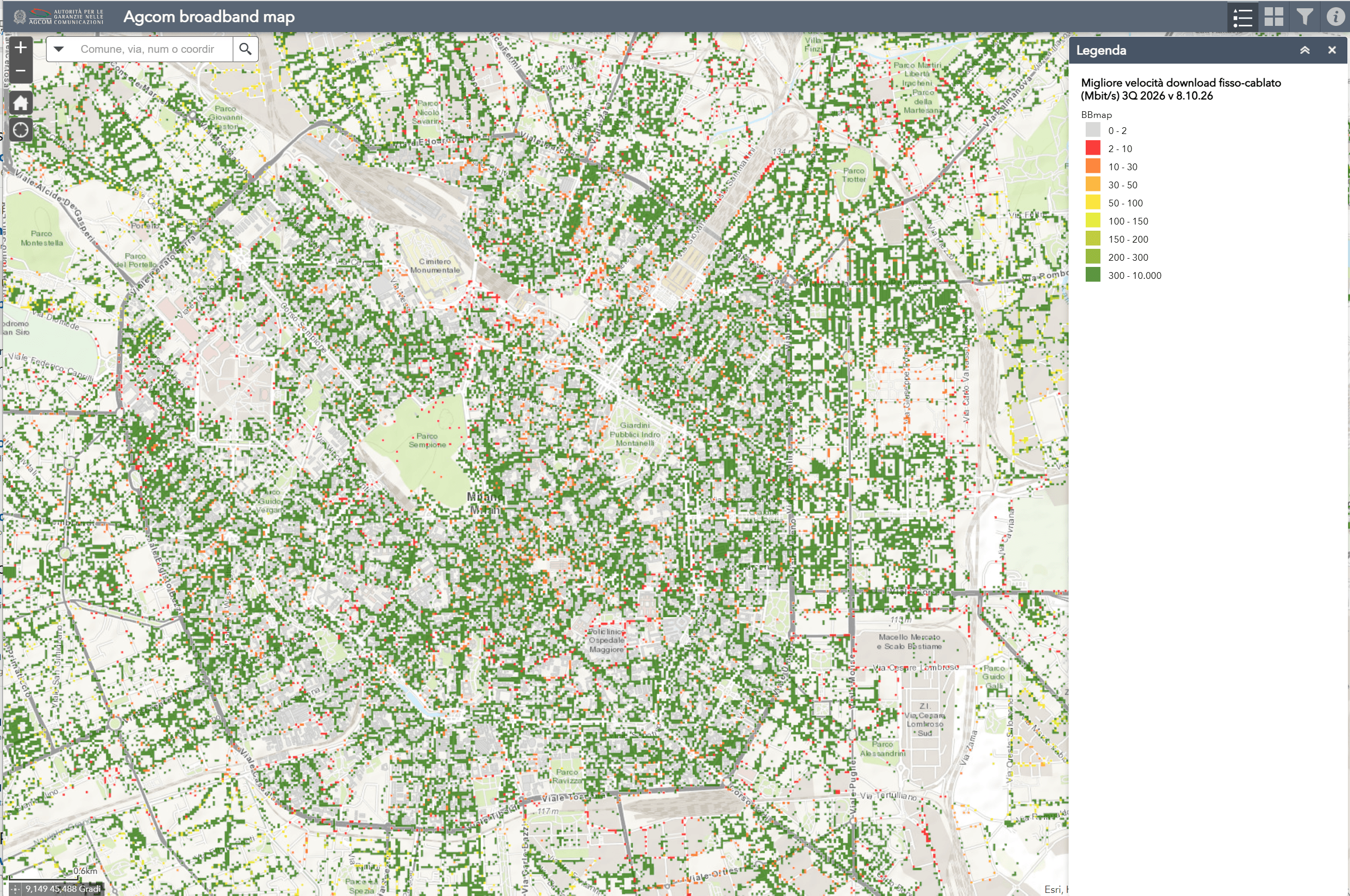 broadband map agcom